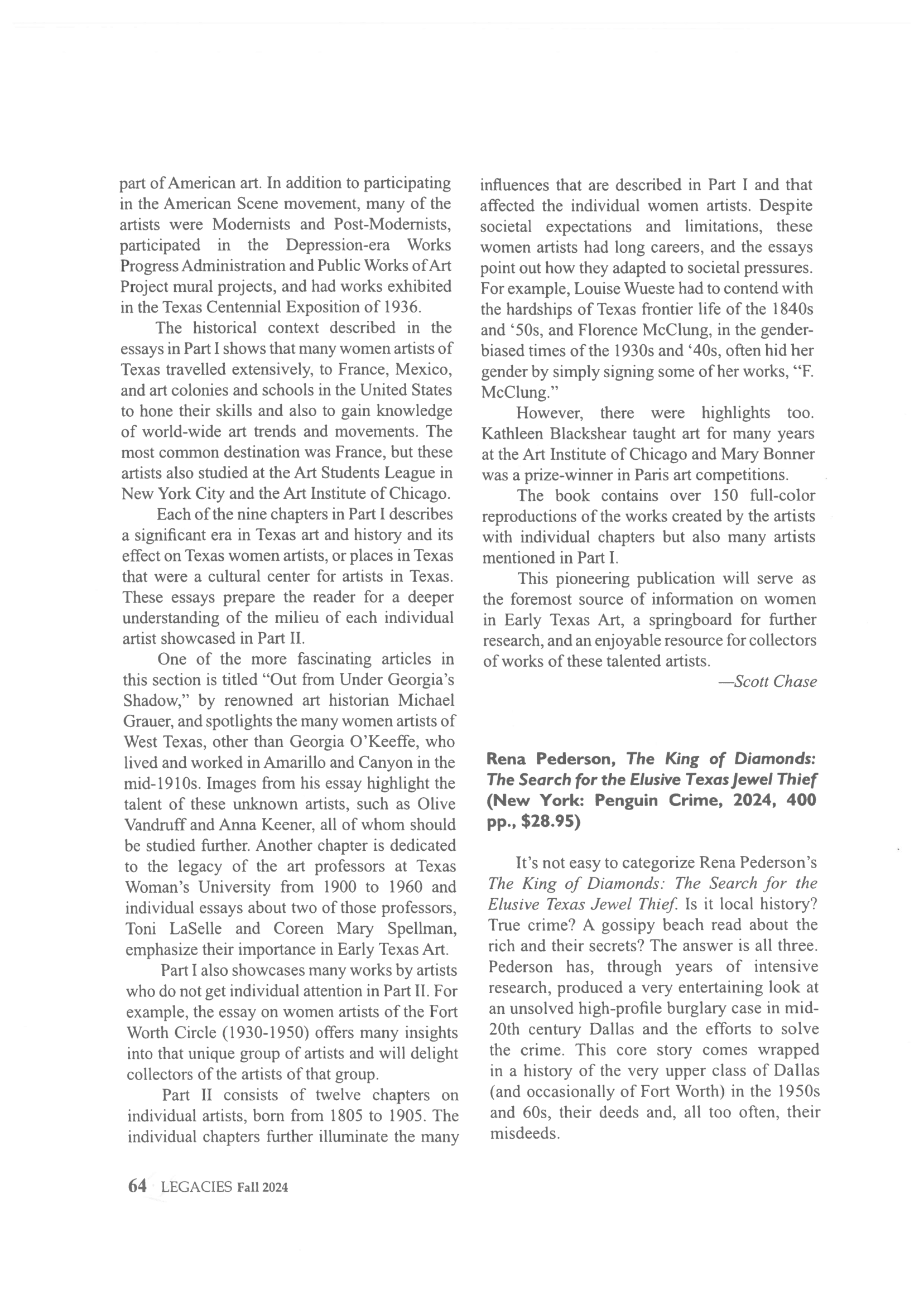 Chase Book Review-2